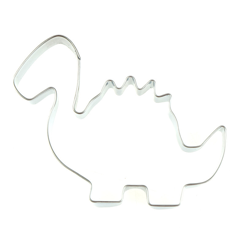 Breezegently Dinosaur Stainless Steel Cookie Cutters Biscuit Press Kitchen Baking Tools NOVEL