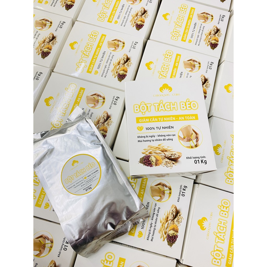 [Chính hãng] bột tách béo Cô Bông chuyên tách mỡ giảm cân gói 1kg | BigBuy360 - bigbuy360.vn
