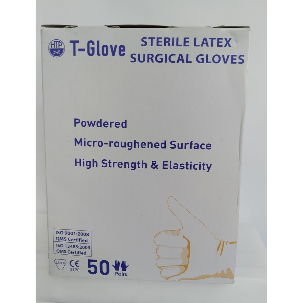 Găng phẫu thuật T-Glove - bao tay y tế tiệt trùng Malaysia Tglove- Găng tay vô trùng