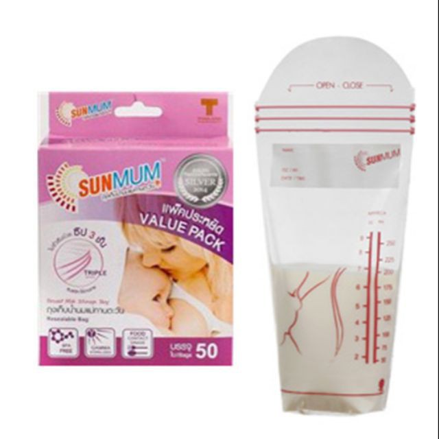 Combo 100 túi trữ sữa