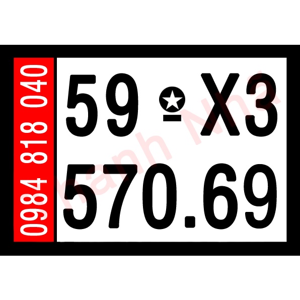 Móc khóa biển số xe có chữ viet nam ( in biển số xe, số điện thoại ) theo yêu cầu - mica tong cao cấp