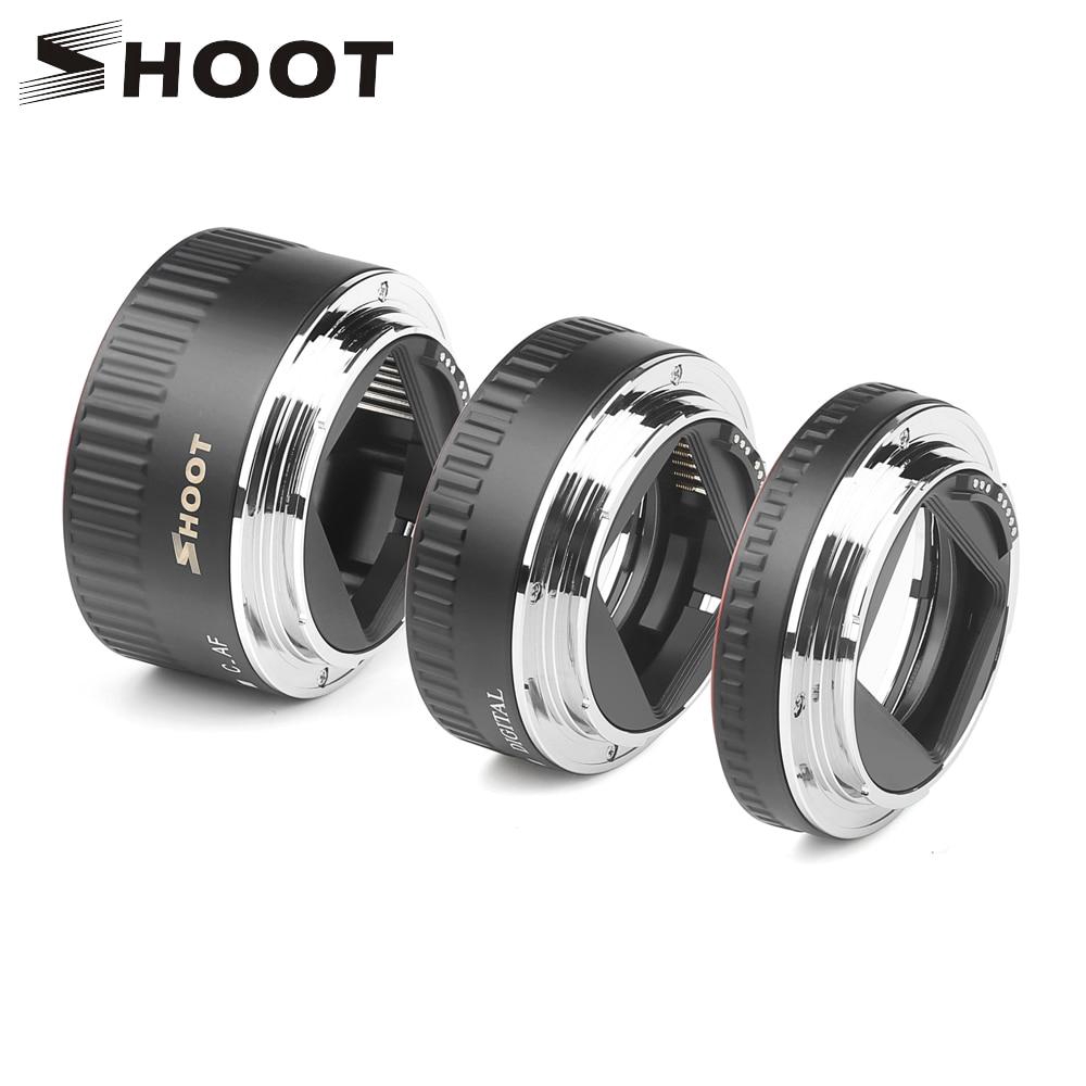 Red Metal TTL Auto Focus Macro Extension Tube Ring for Canon 600d 500d 80d EOS EF EF-S 60D For Canon Camera Accessory
