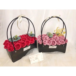 GIỎ HOA SÁP SIÊU XINH 28-30 BÔNG