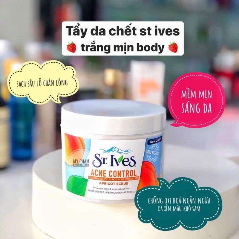 Tẩy tế bào chết body St.ives