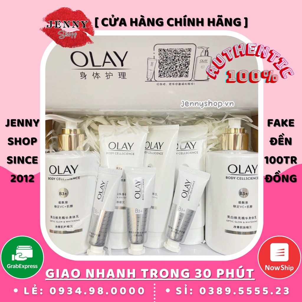 Bộ Dưỡng Thể &amp; Kem Tay Olay Nội Địa Trung