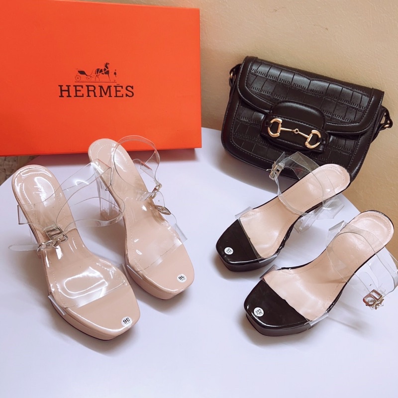 [Xưởng giày dép nữ] Giày sandal cao gót 12p đúp đế trước quai trong gót trong đi chắc chân