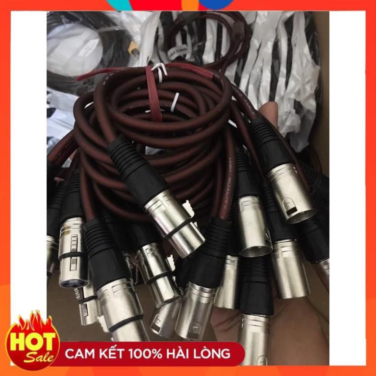 [Hàng Xịn] Dây canon hai đầu đực - cái cho bộ vang, nâng tiếng.