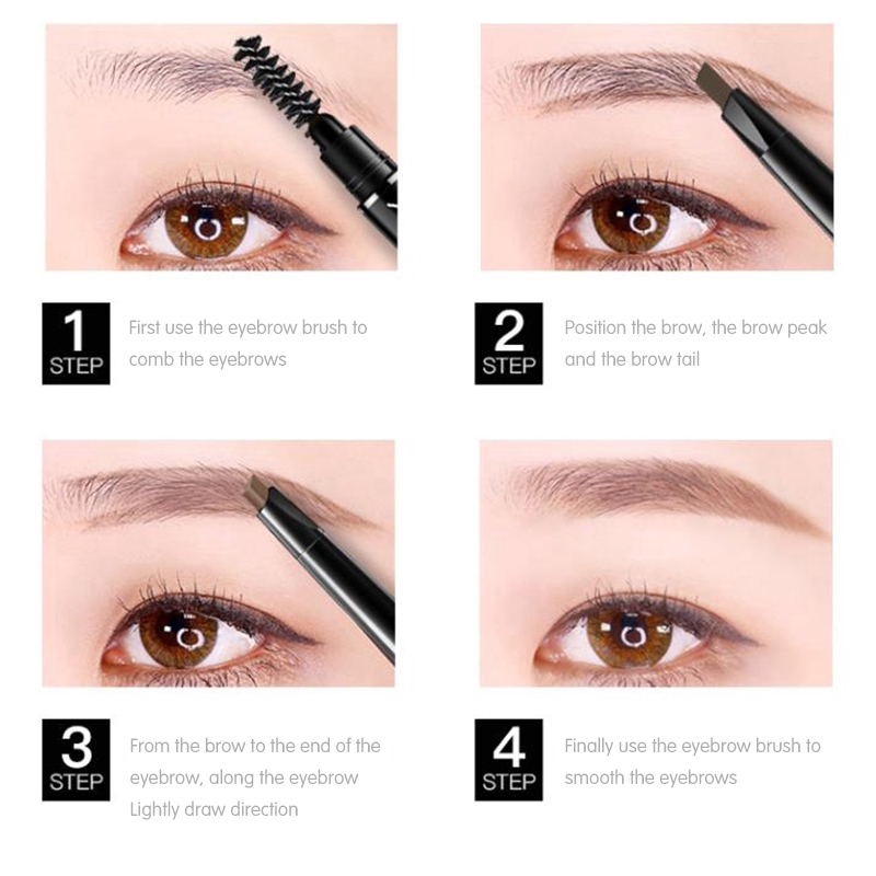 1 Bút chì kẻ lông mày hai đầu xoay tự động chống thấm nước lâu trôi | BigBuy360 - bigbuy360.vn