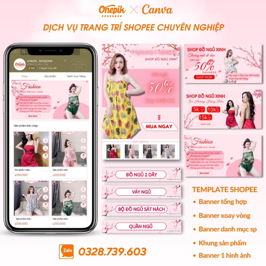 Thời trang nữ TN4_Onepik template