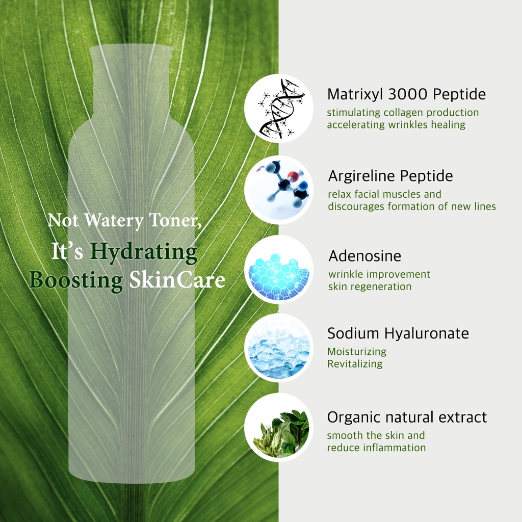 Toner Cos De BAHA peptide 3000 & argireline 200ml