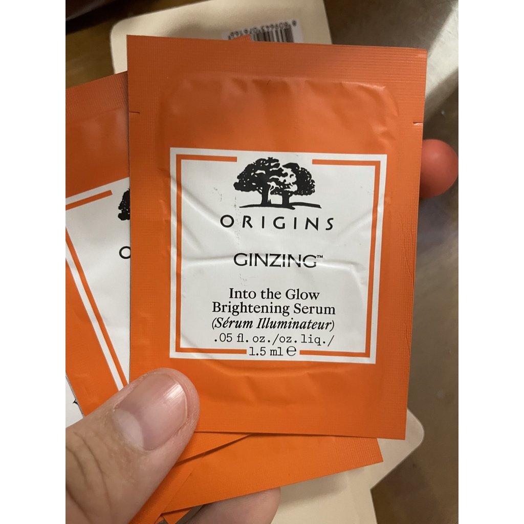 Sample mẫu thử ORIGINS 🌿 Tinh chất dưỡng sáng da GinZing™ Into the Glow Brightening Serum