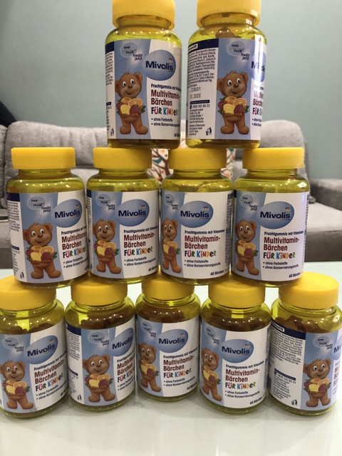 Kẹo gấu vitamin tổng hợp cho bé Das Gesunnde Plus 60 viên 100g