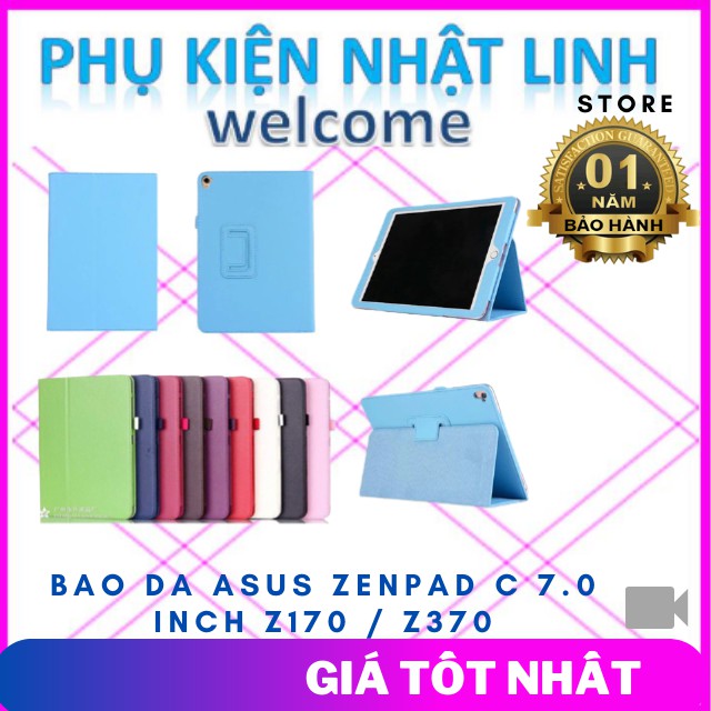 Bao da Asus Zenpad C 7.0 inch Z170 / Z370.-Phụ Kiện Nhật Linh