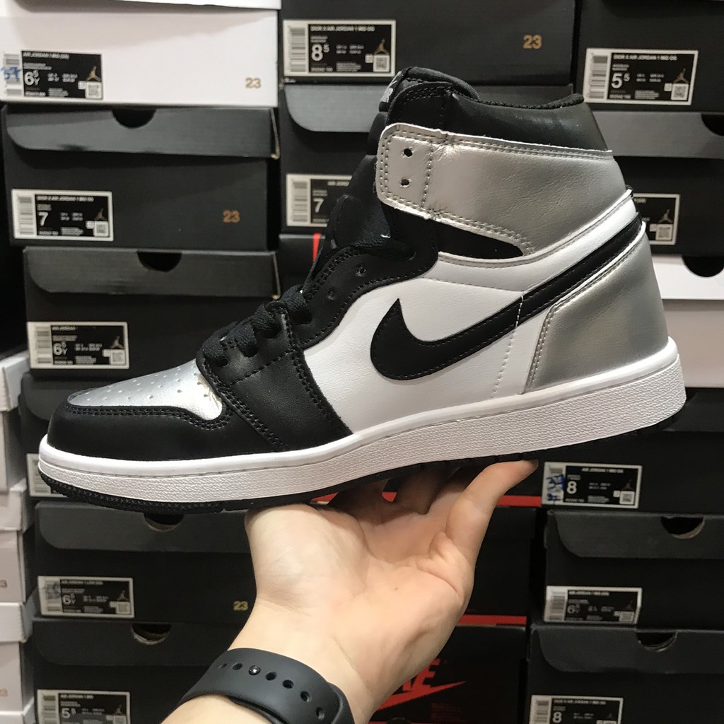 [ KELLY SNEAKERS ] Jordan 1 Retro High Silver Toe ( Sẵn + Ảnh Thật ) | BigBuy360 - bigbuy360.vn