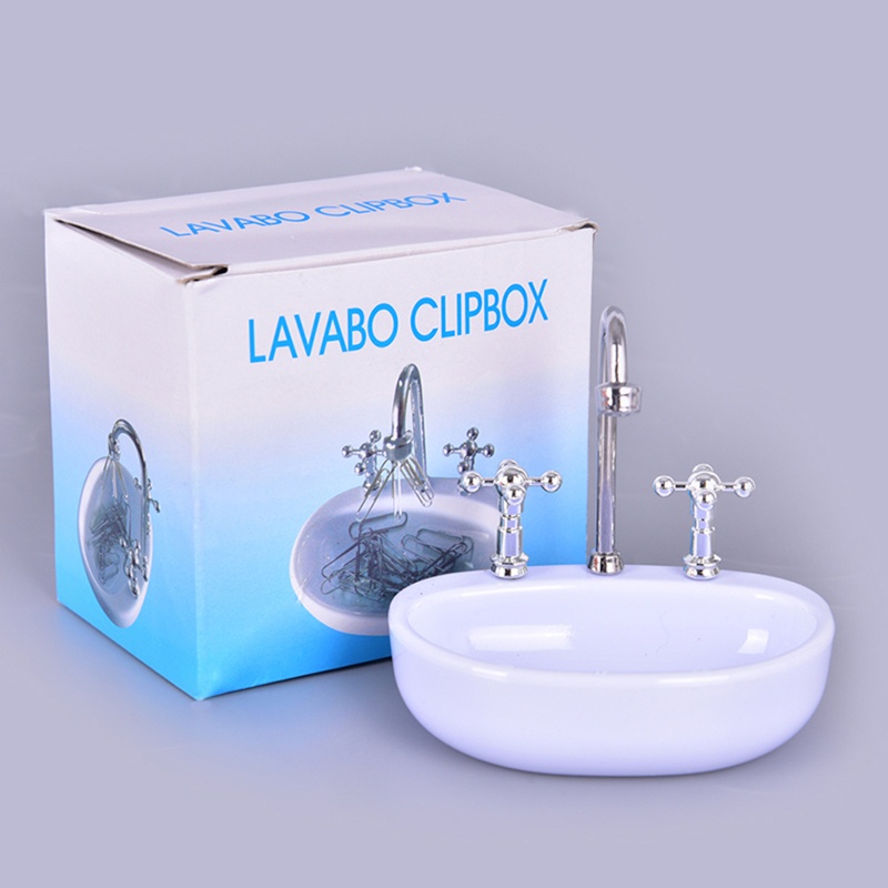 Giá Đỡ Kẹp Giấy Vệ Sinh + 15 Kẹp Giấy Vệ Sinh Nam Châm Sáng Tạo Cho Nhà Búp Bê / Văn Phòng / Trường Học