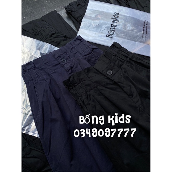Quần Baggy Kaki Bé Gái Lật Gấu GÊ
