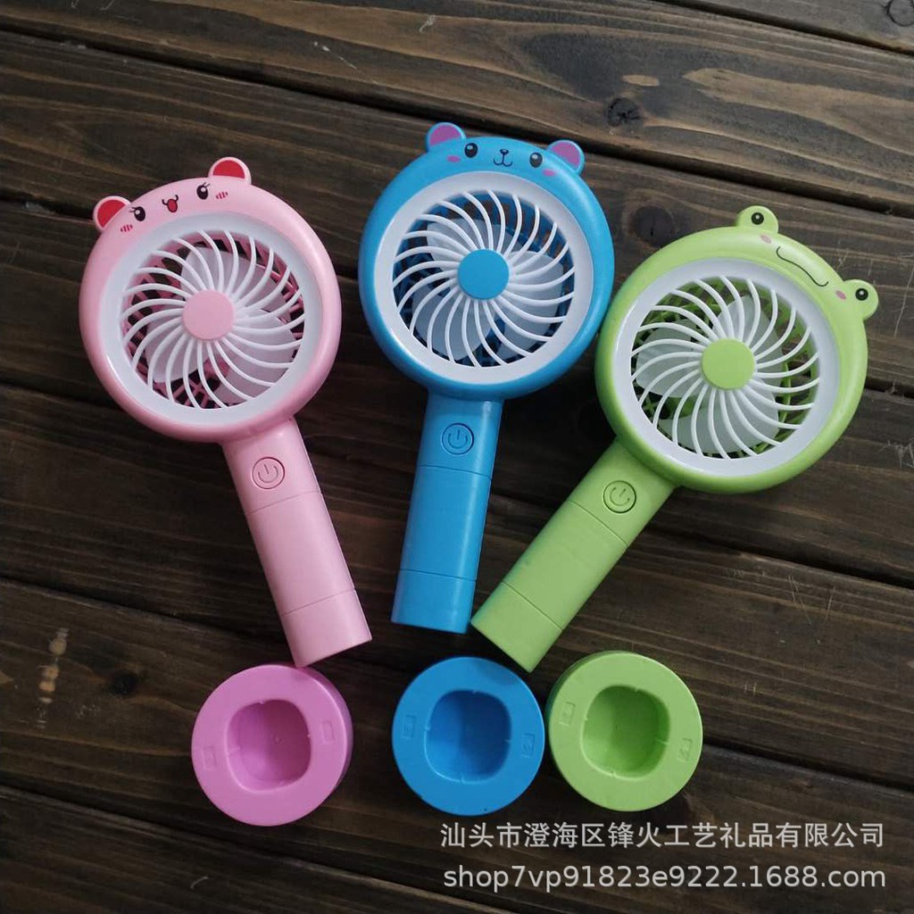 Quạt mini tích điện hình THÚ để bàn cho học sinh, quạt mini cho trẻ nhỏ - Duonghieu6789