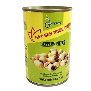 [RẺ VÔ ĐỊCH] Hạt sen ngâm nước đường, đóng hộp (425gr) thương hiệu Antesco_FREESHIP