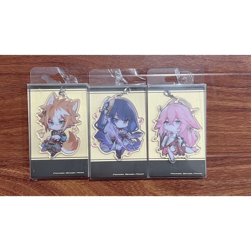 Móc khoá Genshin Impact kèm standee xinh xắn