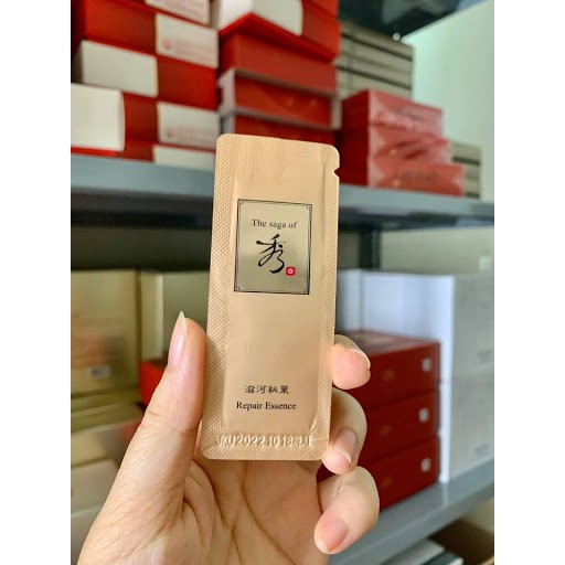 [Mới] Gói sample tinh chất tái sinh da, chống lão hóa, dưỡng da trắng mịn hồng hào – Repair Essence The Saga Of Xiu 1ml