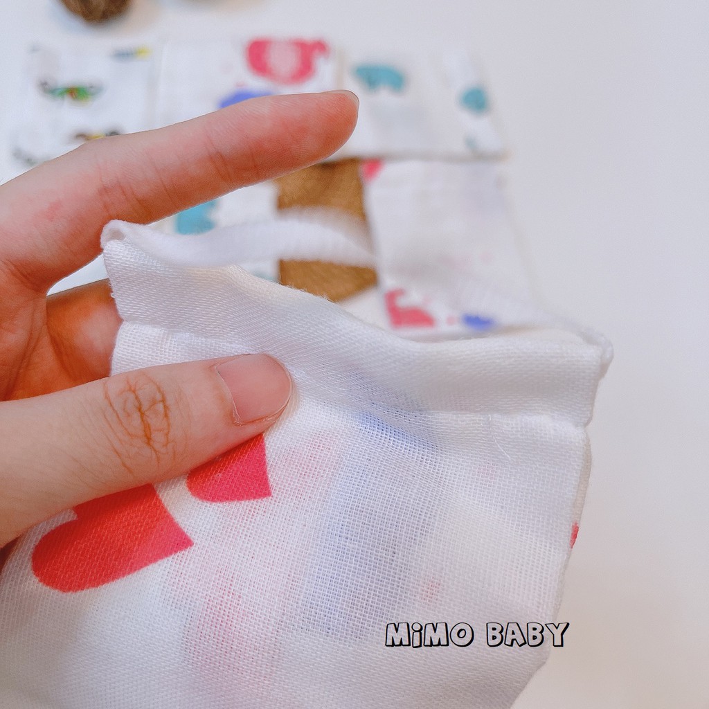 Khẩu trang xô 4 lớp xuất nhật Mimo Baby cho bé 0-4 tuổi | BigBuy360 - bigbuy360.vn