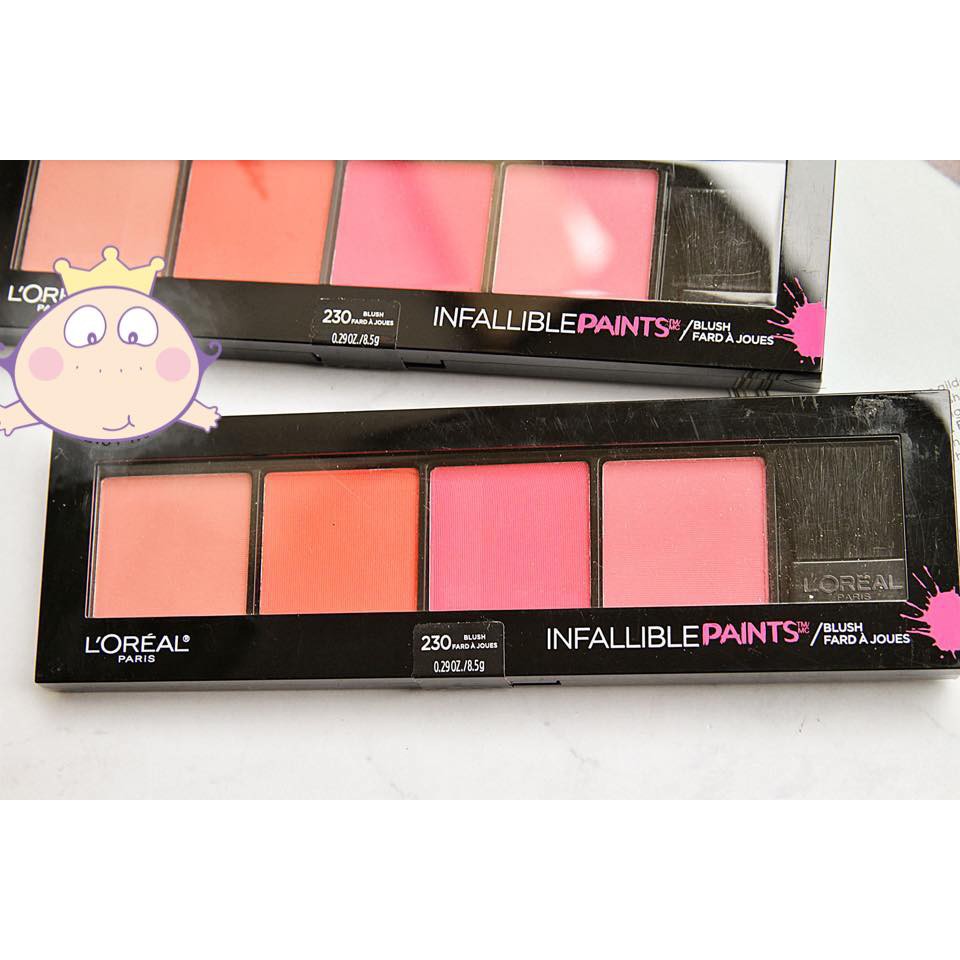 Phấn má hồng L’oreal Infallible Paints Blush Palette