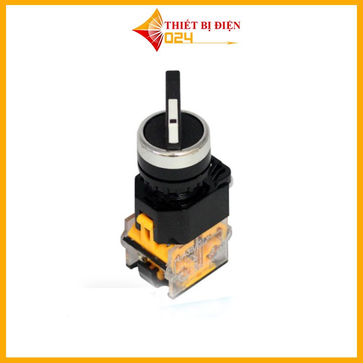 Công Tắc Xoay 3 Vị Trí LA38 440V-10A Tự Hồi ( Xoay Nhả)