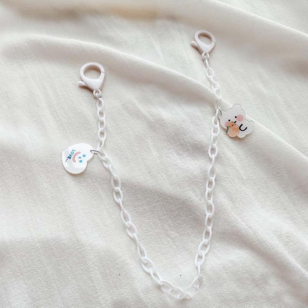 Dây Đeo Giữ Mắt Kính Bằng Acrylic Họa Tiết Hoạt Hình Chống Thất Lạc Tiện Dụng