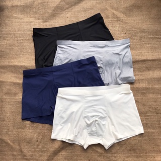 Quần lót nam thun lạnh boxer, sịp đùi nam thun lạnh với lỗ lưới thoáng mát QLW601