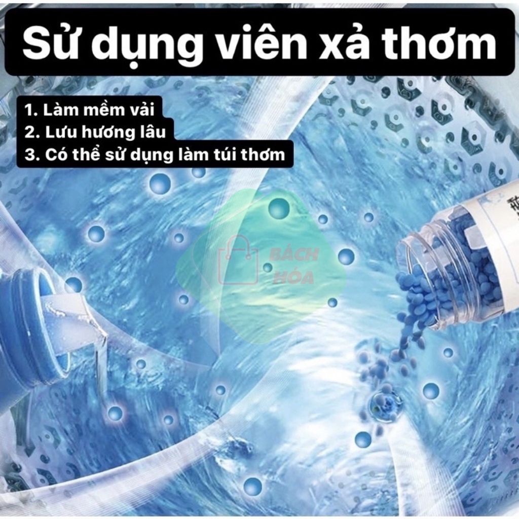 Viên Xả Làm Thơm Quần Áo Nội Địa Trung , Hạt Xả Thơm Làm Mềm Vải Hương Nước Hoa