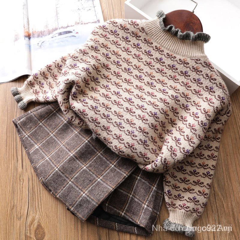 Korean Fashion Round Neck Long Sleeve Sweater