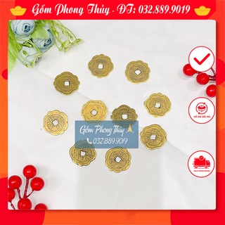 Đồng xu hoa mai - Mai hoa kim tiền Phong Thủy May Mắn [Hàng cao cấp chính hãng]