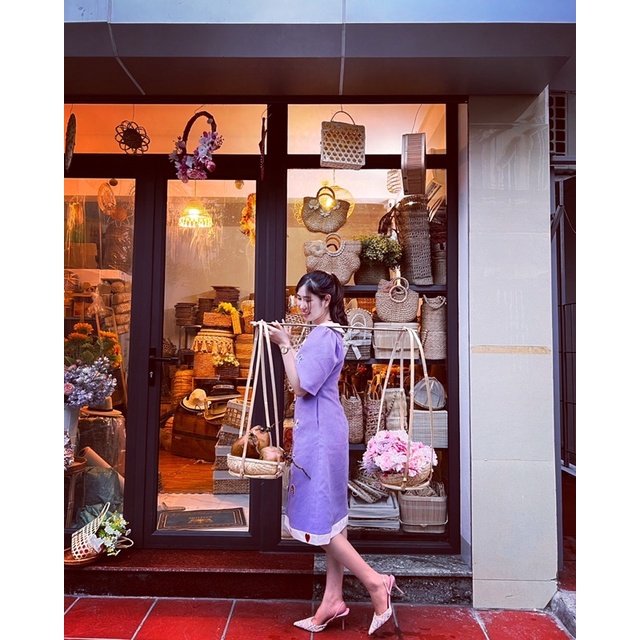 Quang gánh tre trang trí trung thu, tết, nhà hàng, khách sạn, decor nhà cửa, studio