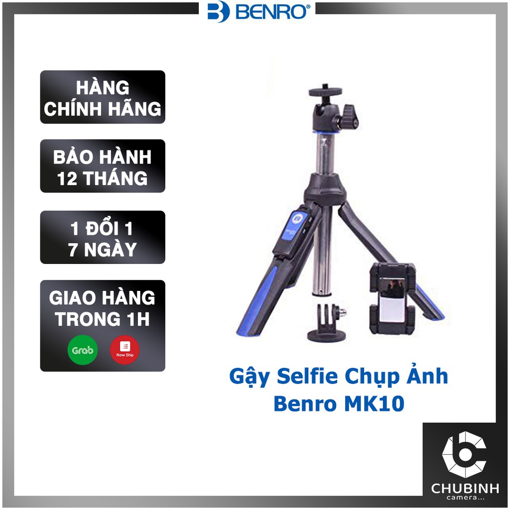 [Mã SKAMLTS1110 giảm 15K đơn 0Đ] Gậy Chụp Ảnh Thông MInh | Benro MeFoto MK10