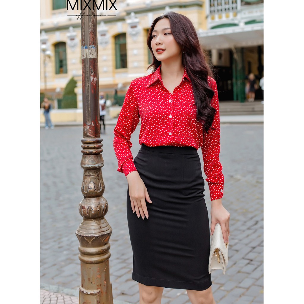 Chân váy bút chì công sở - MIXMIX - Hàng thiết kế - Hình ảnh độc quyền shop tự chụp | BigBuy360 - bigbuy360.vn