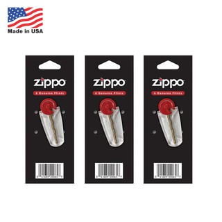 Đá Zippo Combo 3 Vỉ 6 Viên - Hàng Chính Hãng Phân Phối