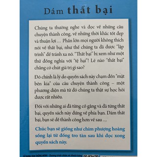 Sách Dám Thất Bại 8934974145417