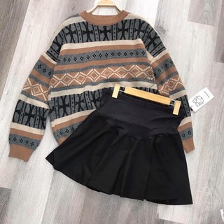 CHÂN VÁY BẦU XOÈ < mặc 4 mùa >