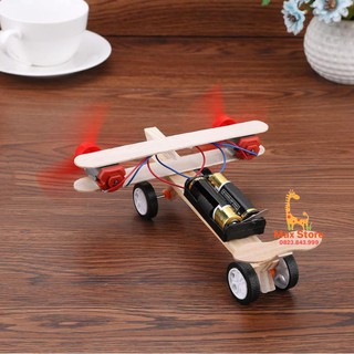 (Đồ Chơi STEM) Đồ Chơi Lắp Ráp Máy Bay 2 Động Cơ