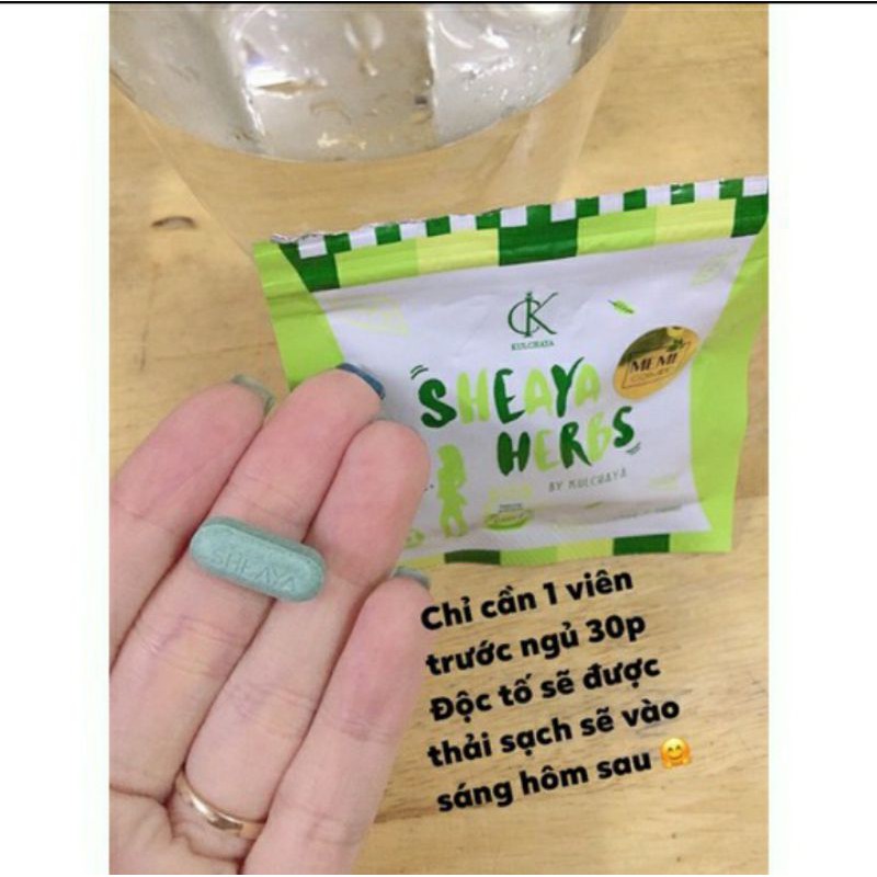 Detox giảm mỡ bụng Sixherb, Sheaya herbs Thái Lan