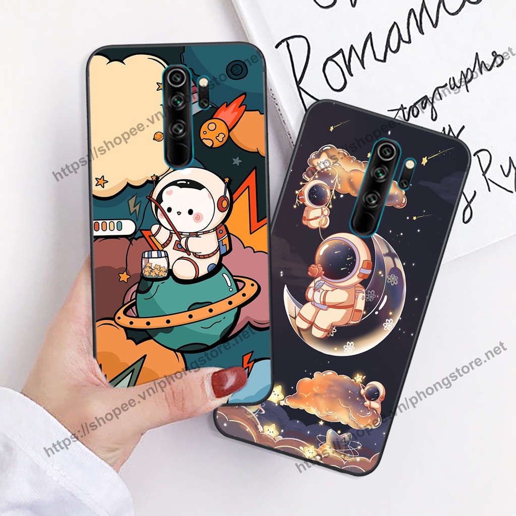 Ốp lưng Xiaomi Redmi 8 / Redmi Note 8 pro / Redmi 9 vũ trụ phi hành gia cực hot siêu cute-rẻ-bền