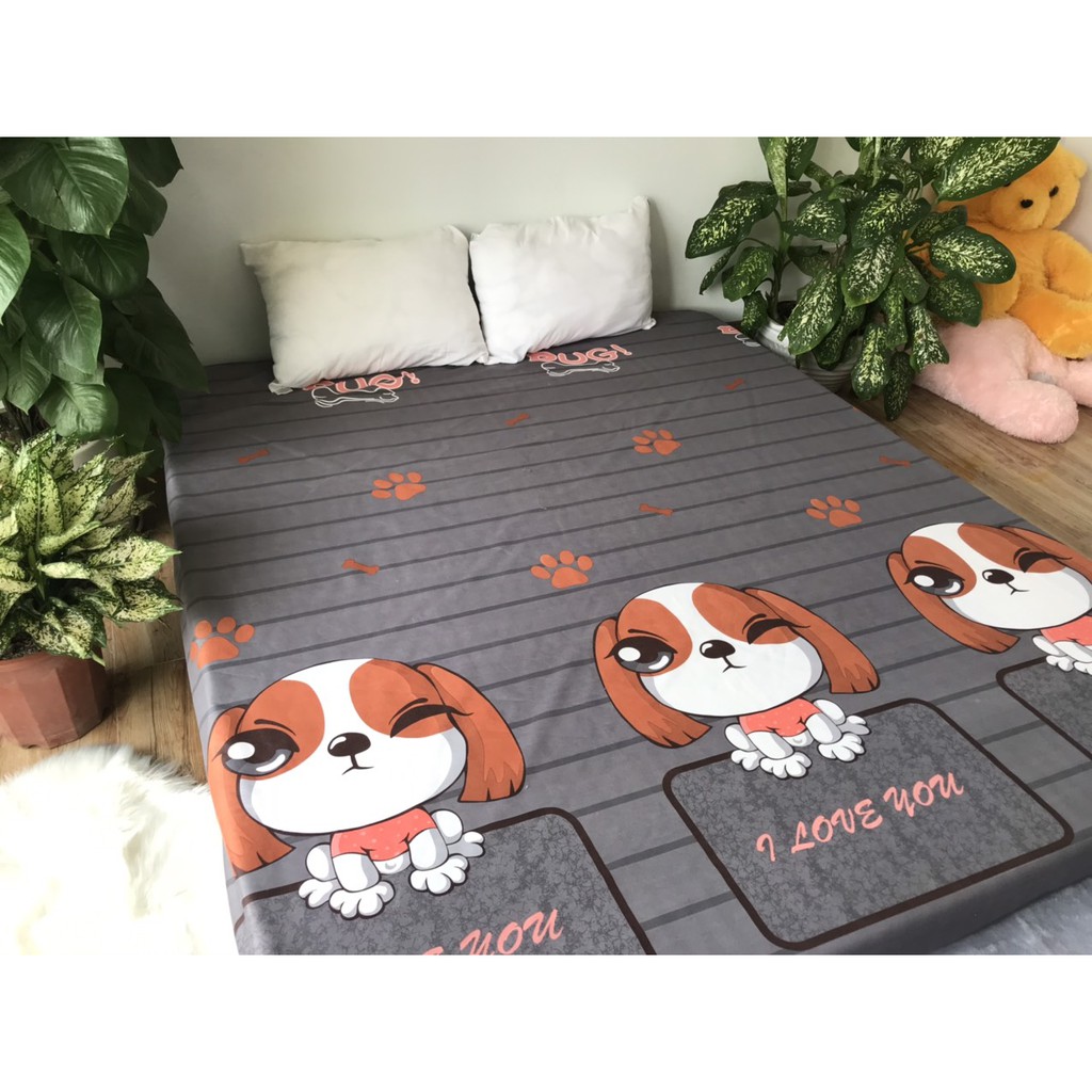 Ga Chống Thấm Cotton Hàn Quốc Chó Tai Dài CTT27