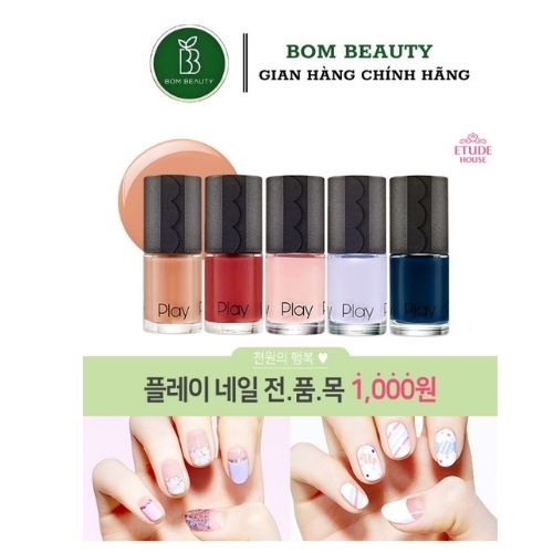 Sơn móng tay Etude House phiên bản  Play Nail Color 8ml