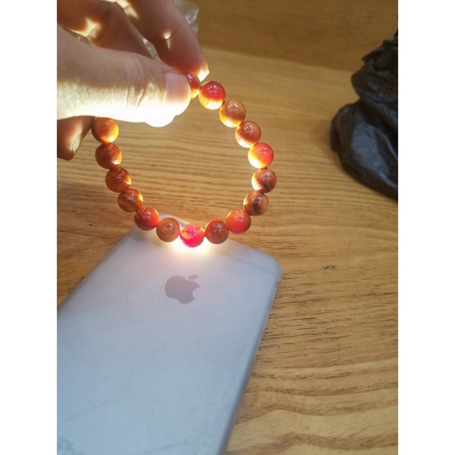 vòng tay gỗ huyết long size 10 ly