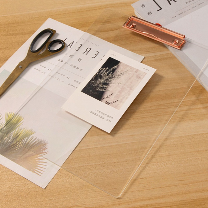 Giá Đỡ Bảng Kẹp Tài Liệu Acrylic Trong Suốt 30 Tờ WER A4