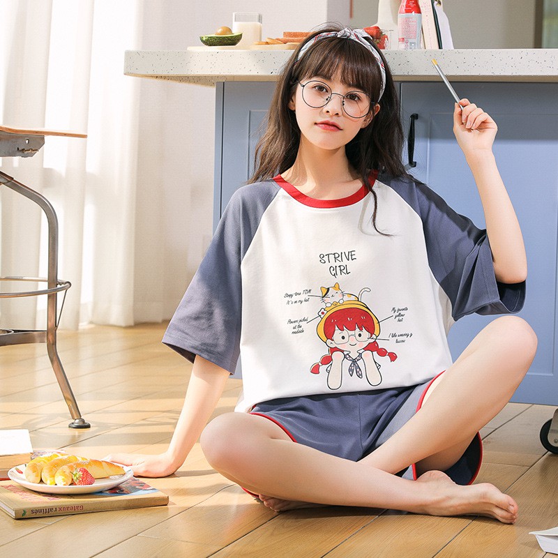 Bộ mặc nhà cotton hàng cao cấp - cá tính, trẻ trung, phong cách ,hàng hót theo năm tháng, vô vàn mẫu mới
