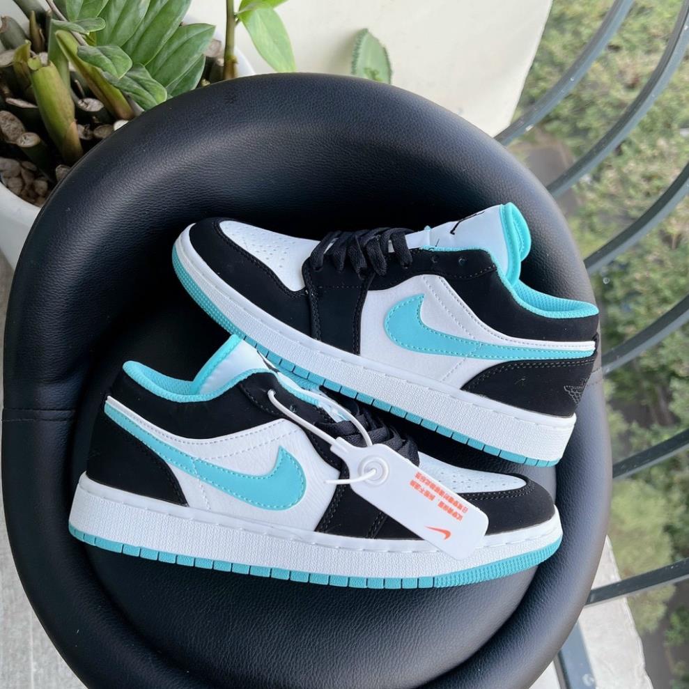 Giày Jordan Cổ thấp Nam Nữ, Giày JD Jordan 1 low Xanh Ngọc Thời Trang Full Box Bill | BigBuy360 - bigbuy360.vn
