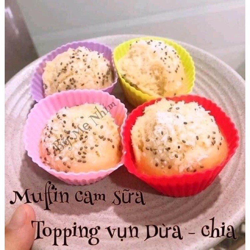 Khuôn cup cake, muffin, Khuôn silicon làm bánh