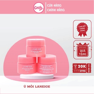 [CHÍNH HÃNG] Mặt Nạ Ngủ Môi Laneige, Son Dưỡng Môi Hồng Mềm Mại, Cấp Ẩm, Chống Thâm Nứt Nẻ Tức Thì 3g