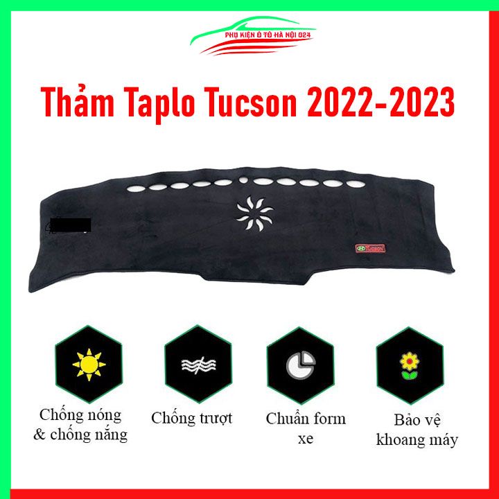 Thảm taplo xe ô tô Tucson 2022-2023 chống nắng nóng làm mát xe mở rộng tầm nhìn
